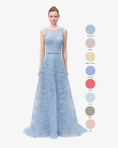 Halter Neckline Fully Beaded Petals Dress 42FR - 14UK Halter Neckline Fully Beaded Petals Dress 42FR - 14UK
