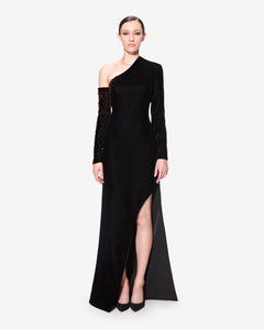 One Shoulder Long Sleeve Dress 38FR - 10uk - 6Us / Navy 25 One Shoulder Long Sleeve Dress 38FR - 10uk - 6Us / Navy 25