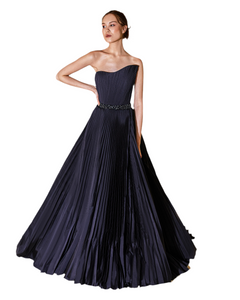 Strapless Wave Gown - Sandy Nour