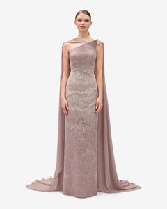 Strapless Peak Beaded Dress 42FR - 14UK - 10US / Dusty Pink 26 Strapless Peak Beaded Dress 42FR - 14UK - 10US / Dusty Pink 26