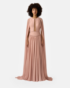 Cut-Out Detail And Long Flowing Sleeves Dress – SANDY NOUR
