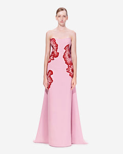 Two Color Beaded Flower Dress Two Color Beaded Flower Dress