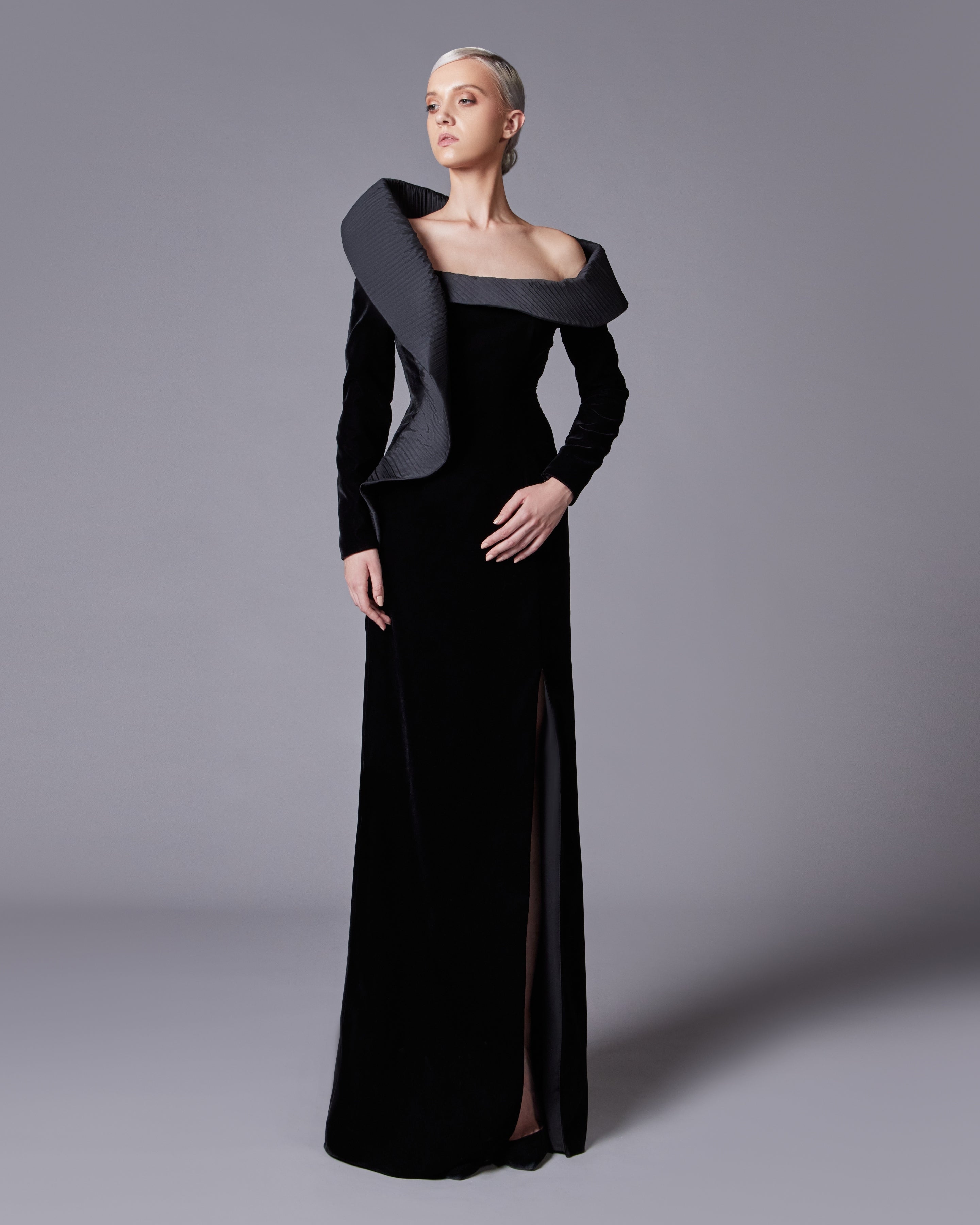 【ANDRESD】frills flare dress / black Azura Strapless Maxi Dress In Black | Bardot