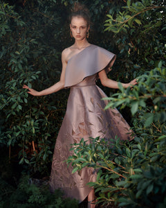 Swallow Bird - Asymmetric One-Shoulder Dress - Sandy Nour