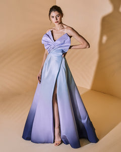 Butterfly Strapless Gown - Sandy Nour