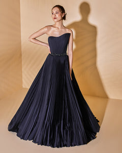 Strapless Wave Gown - Sandy Nour